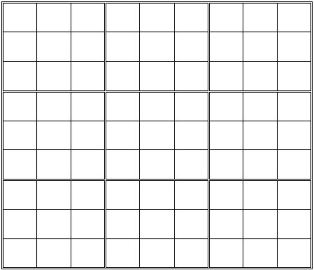 Printable Blank Sudoku Grid - HubPages
