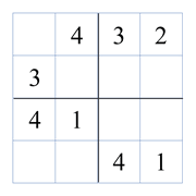 Printable Sudoku puzzles at beginners level for smaller and bigger ...