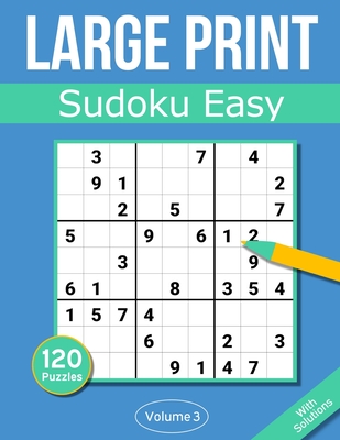 Sudoku Large Print Easy: Large Print Sudoku Puzzle Book For Adults ...