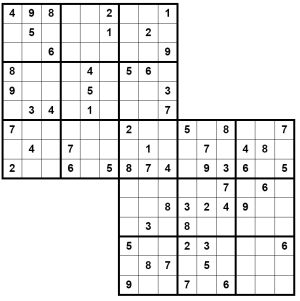 printable sudoku samurai hard