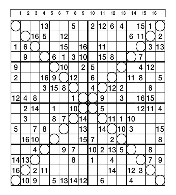 printable sudoku with pictures