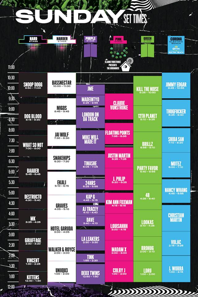 HARD Summer 2017 Set Times &  Festival Map Revealed - GDE