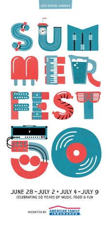 Summerfest 2017 Brochure by Footlights.com - Issuu
