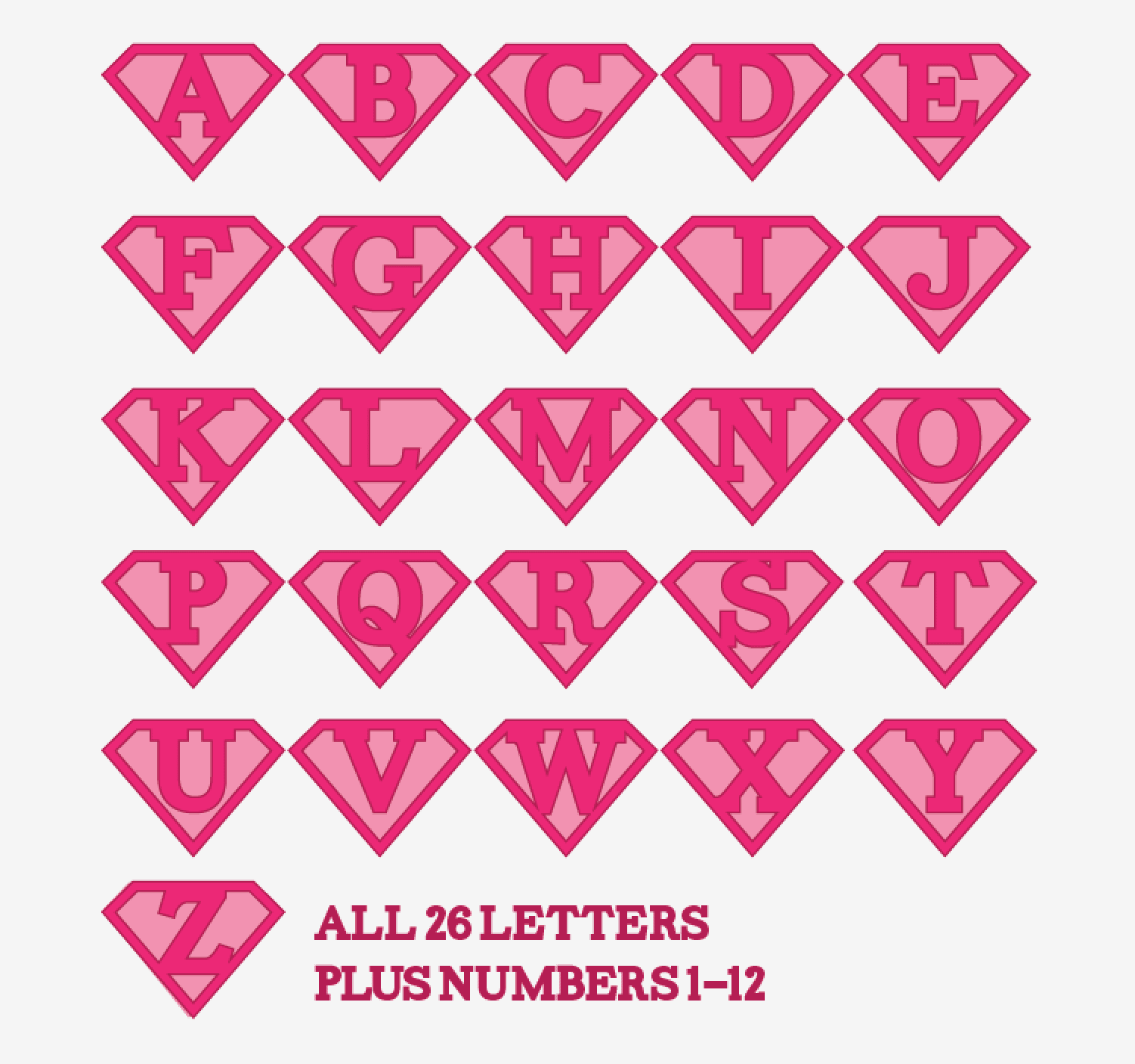 Pink Super Hero Printable Happy Birthday Banner for a Super ...