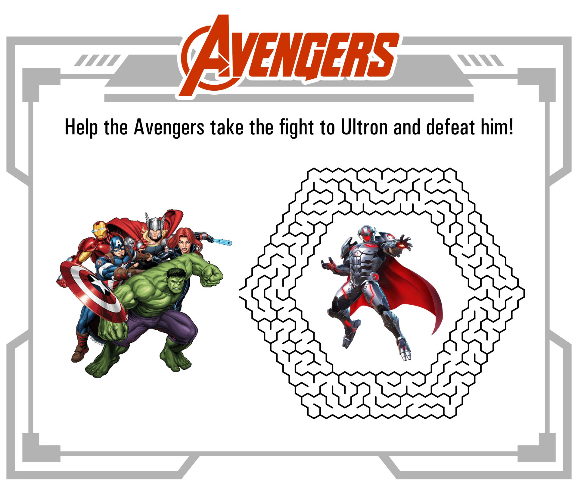 Superhero Mazes - 10 Free PDF Printables | Printablee