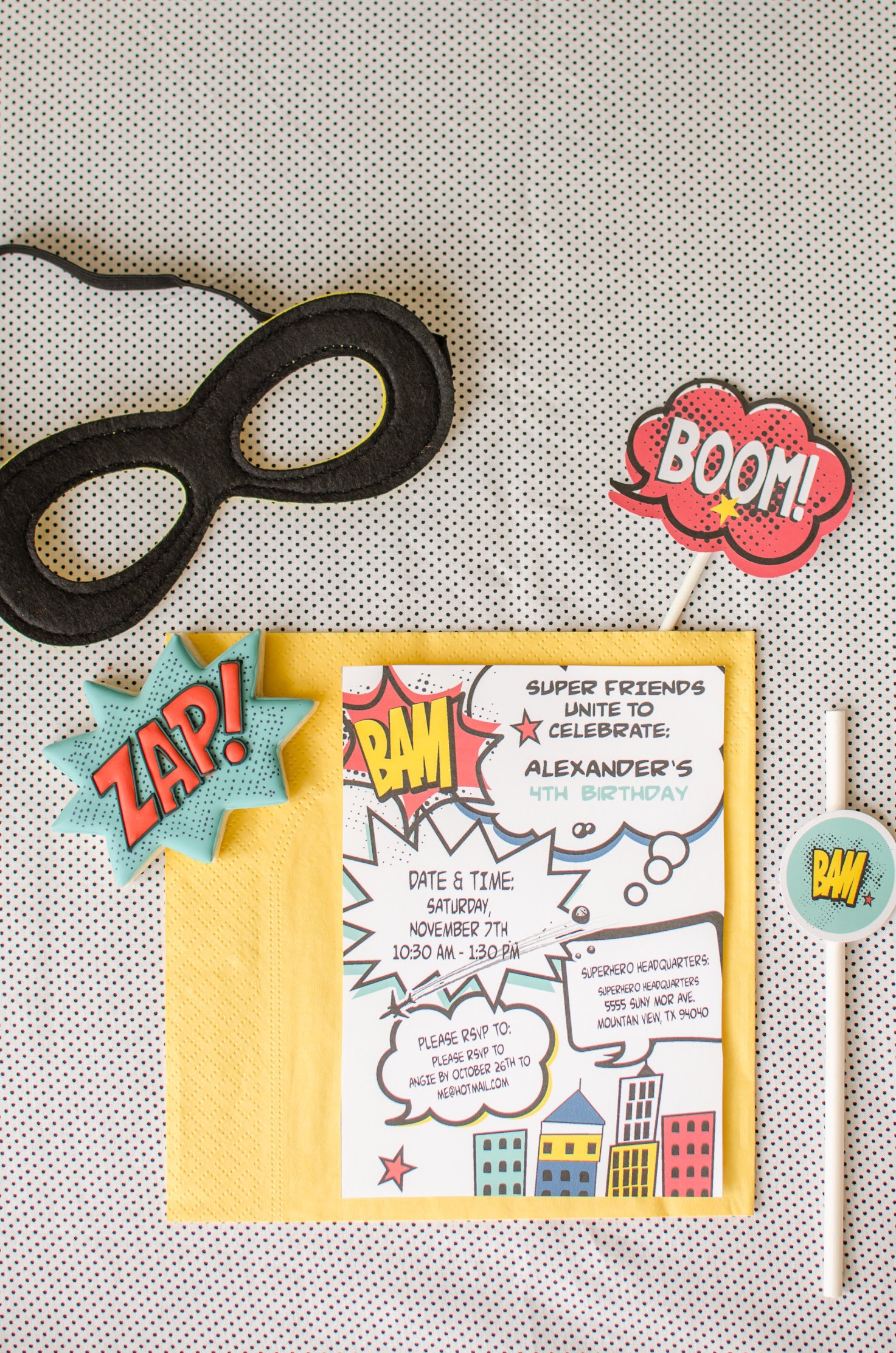Comic Book Superhero Party Ideas + Free Printables — Mint Event Design