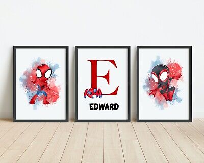 printable superhero wall art
