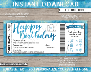 printable surprise vacation tickets