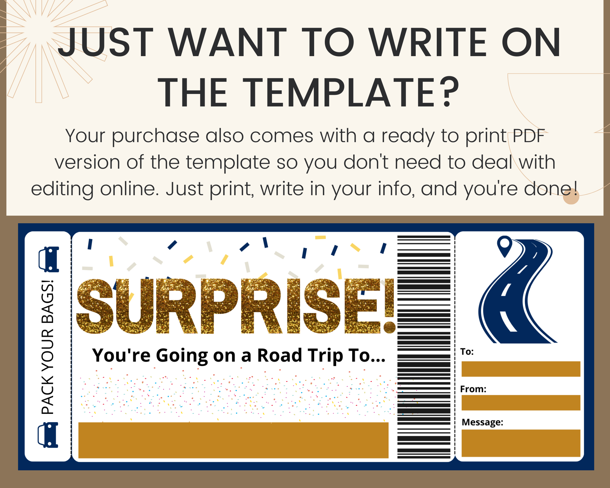 printable surprise vacation tickets