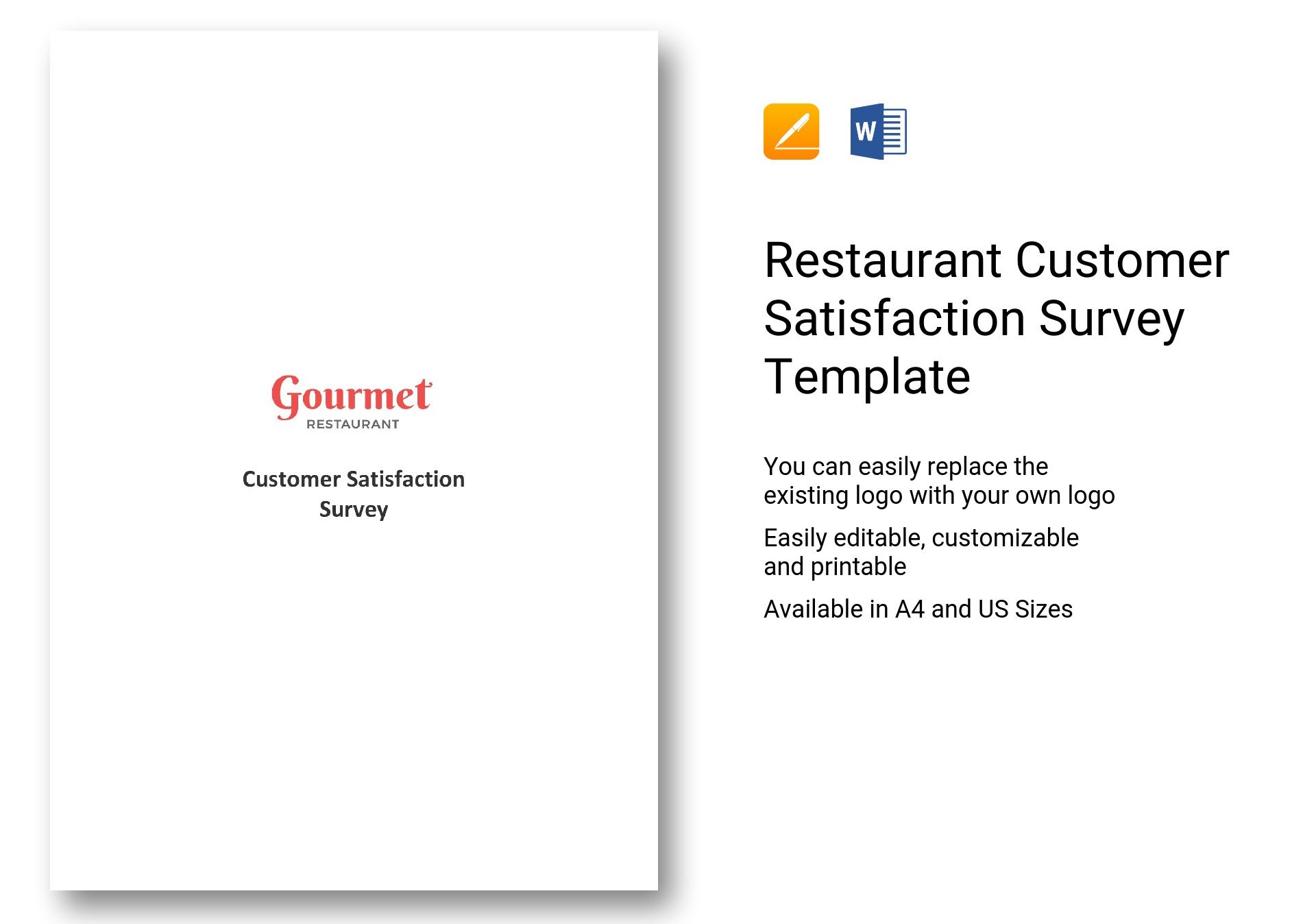 Restaurant Customer Satisfaction Survey Template - Best Templates