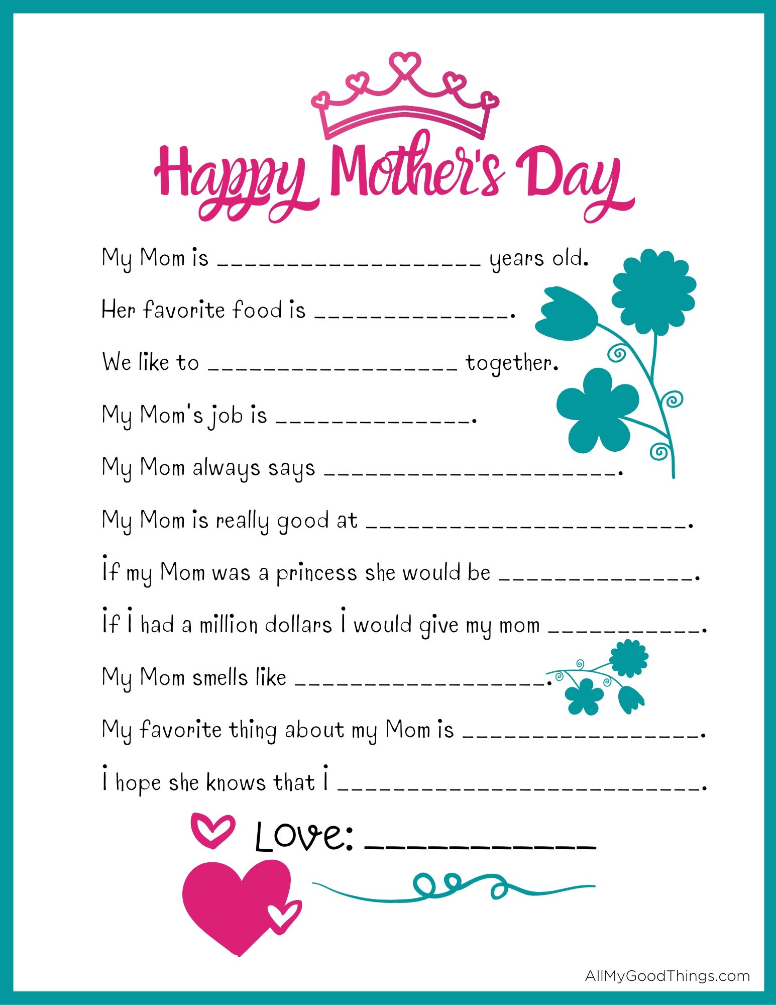 printable survey templates