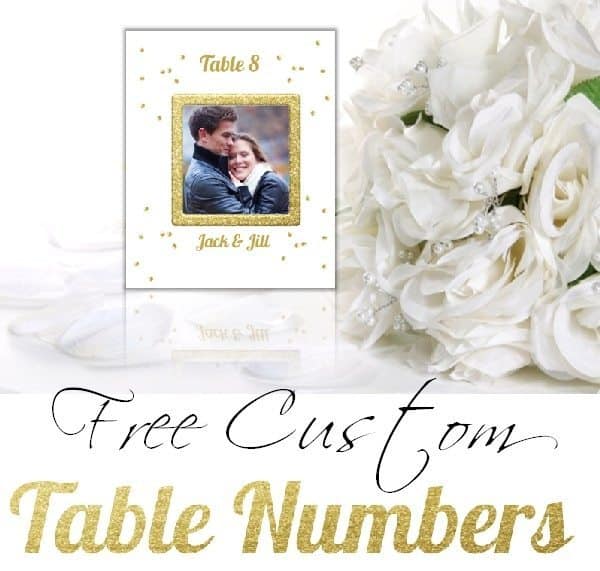 Free Table Number Templates | Customize Online &  Print at Home