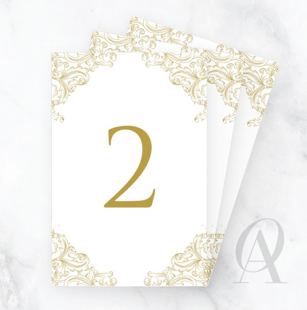 TN01 GOLD ORNATE BORDER - Ooh Aah