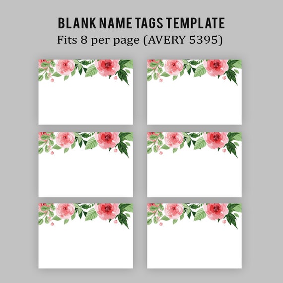 printable tags flowers