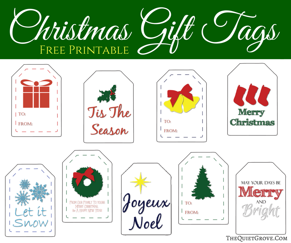 printable tags for christmas gifts