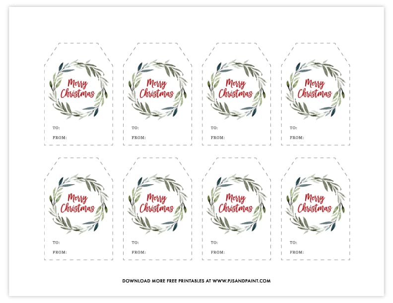 printable tags for christmas gifts