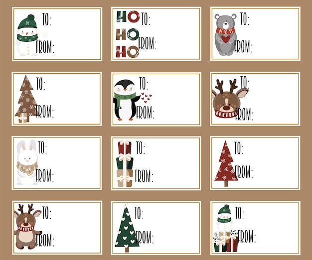 printable tags for christmas gifts