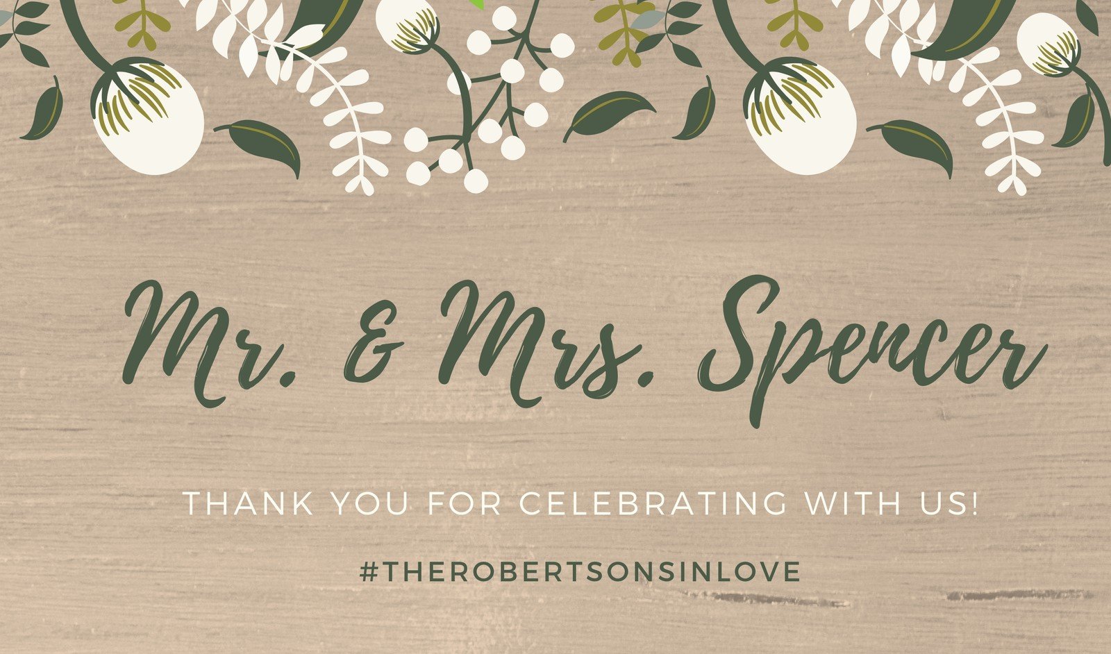 Free, printable custom wedding tag templates 