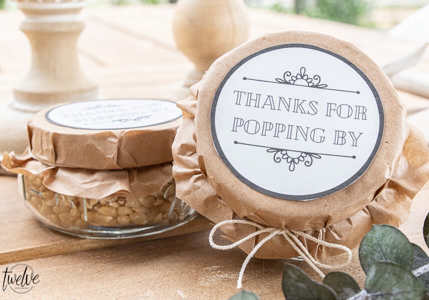 Simple and Easy DIY Wedding Favors with Printable Tags - Twelve On ...