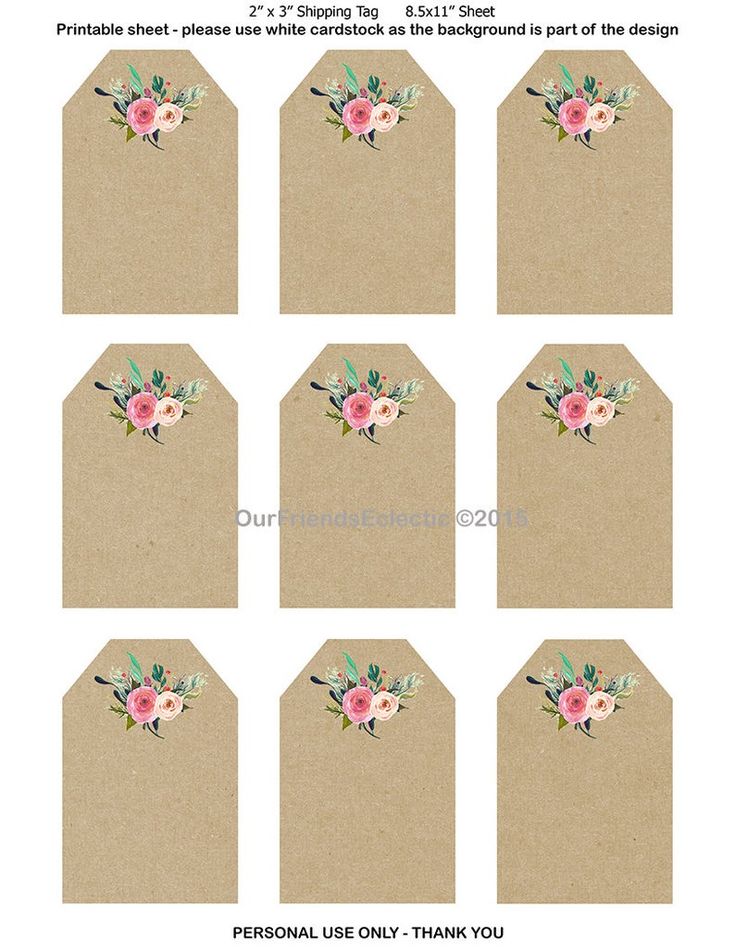 printable tags for wedding favors