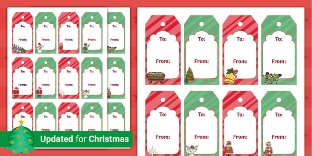 printable tags free template