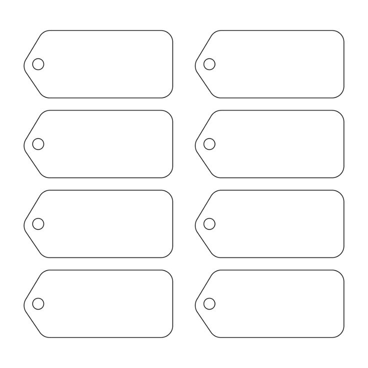 Template For Gift Tags - 12 Free PDF Printables | Printablee
