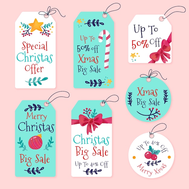 Christmas Cookie Gift Tags [Printable PDF] - One Stitch Back