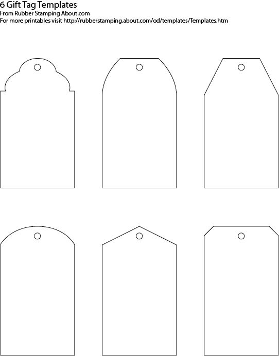 Free and Whimsical Printable Gift Tag Templates