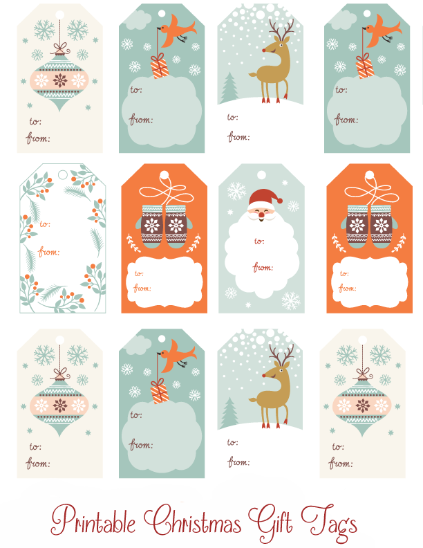 Cute Printable Christmas Gift Tags - Thrifty Mommas Tips