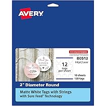 printable tags with strings for laser printer