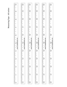printable tape measure in inches