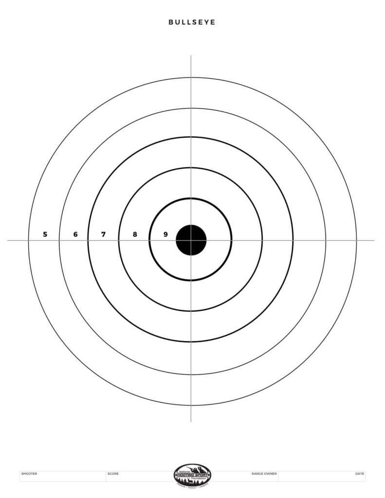 printable targets rifle