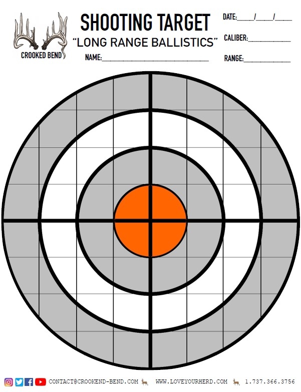 FREE Printable Shooting Targets | Crooked Bend