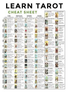 printable tarot cards with meanings pdf