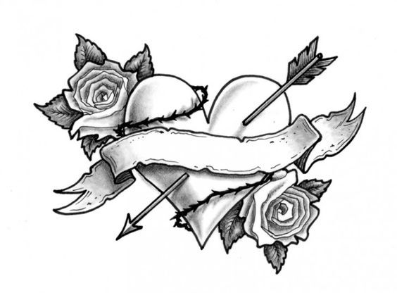 printable tattoo designs to colour in