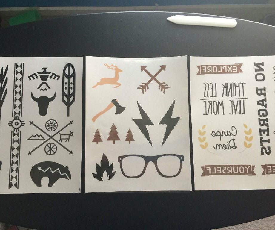 printable tattoo paper staples