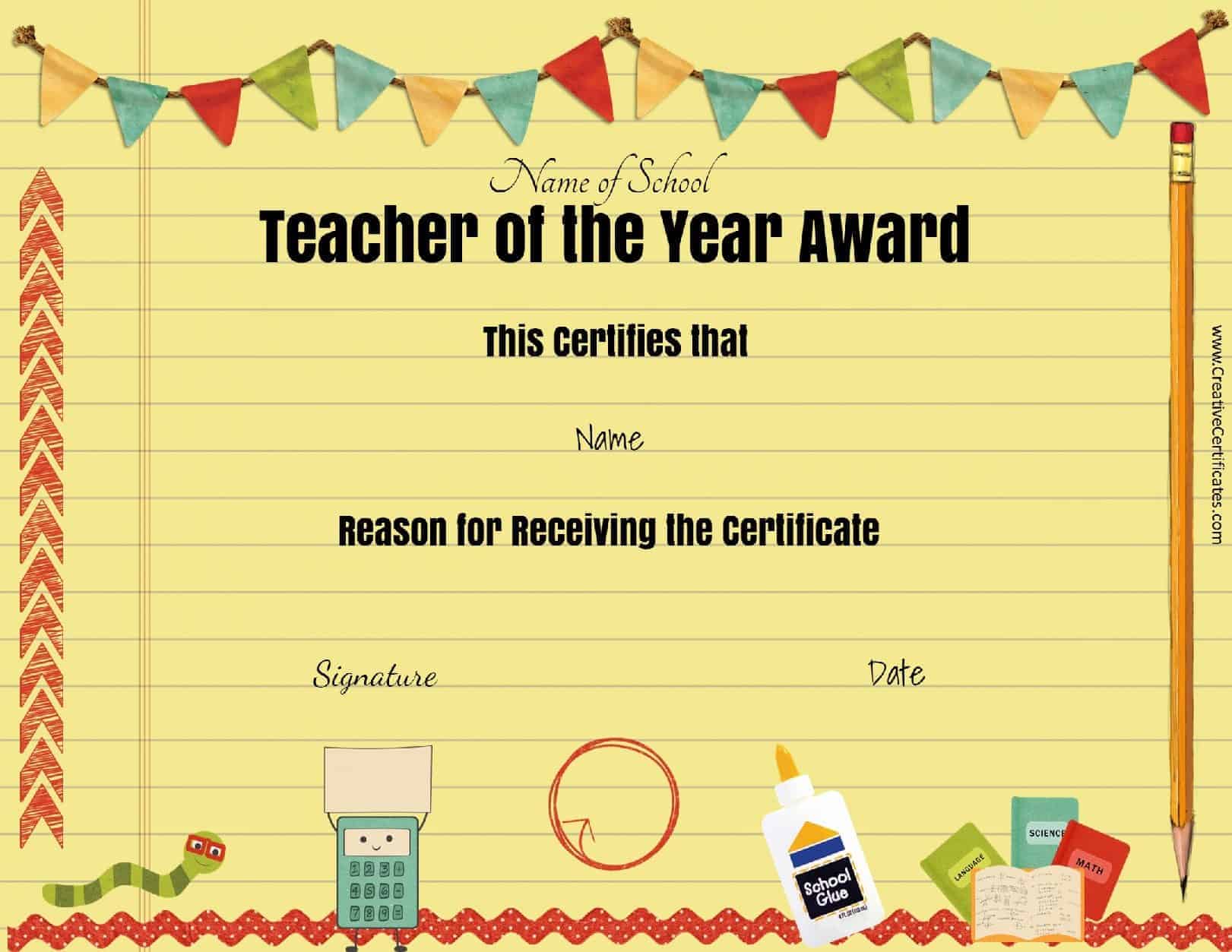 printable teacher appreciation awards
