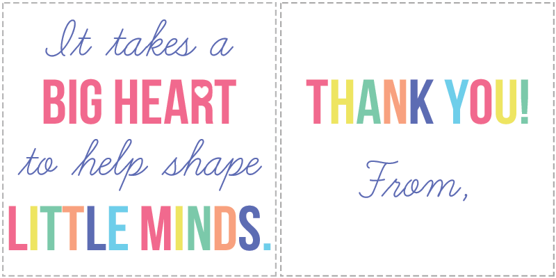 Happy Teacher Appreciation Week + a free printable — Allie ...