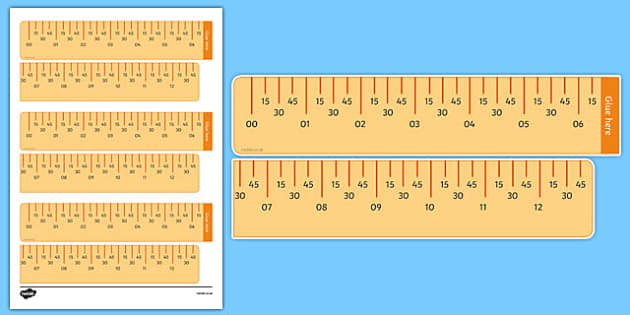 printable teaching ruler