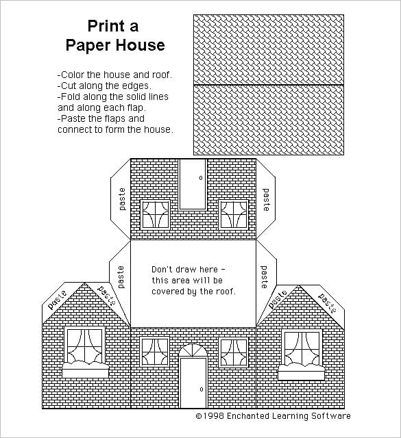 14+ Paper House Templates - PDF, DOC