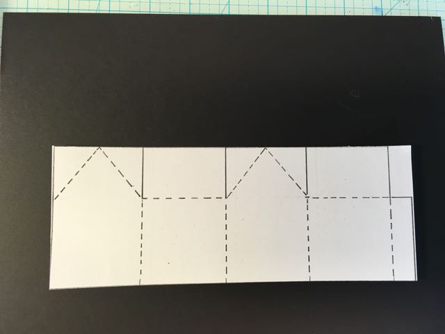 printable template for cardboard house
