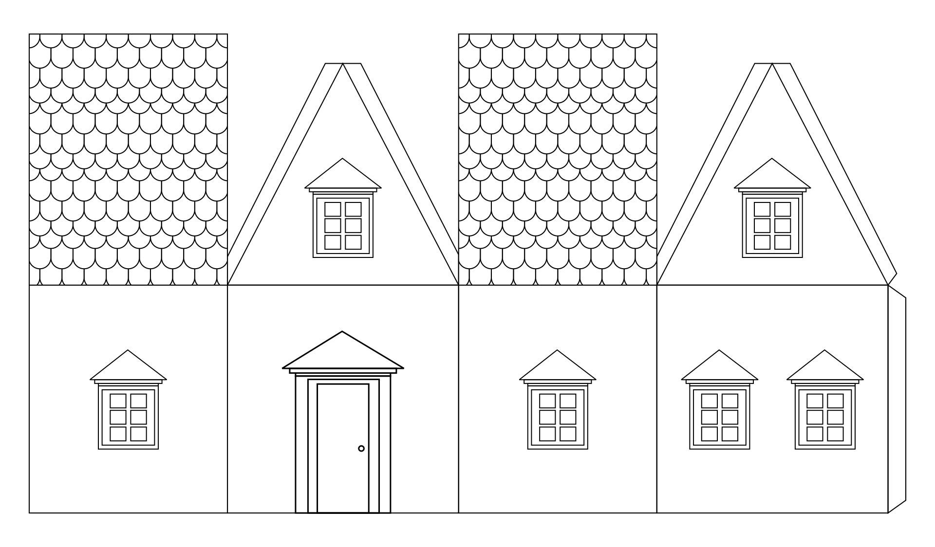 Free Printable Paper House Templates - Red Ted Art - Kids Crafts - Worksheets Library for Free Printable Paper House Templates