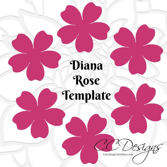 printable template of flower