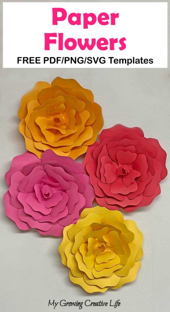printable template of flowers