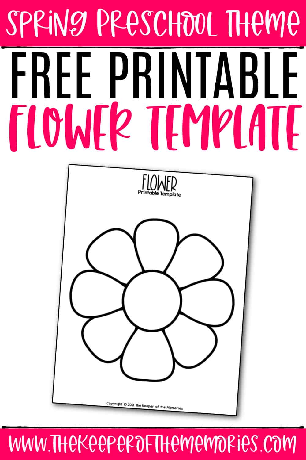free-printable-flower-template-the-keeper-of-the-memories-worksheets-library for Free Printable Flowers For Bulletin Boards Free Printable Flower Template - The Keeper of the Memories - Worksheets Library for Free Printable Flowers For Bulletin Boards