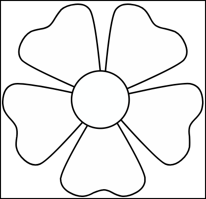 printable template of flowers