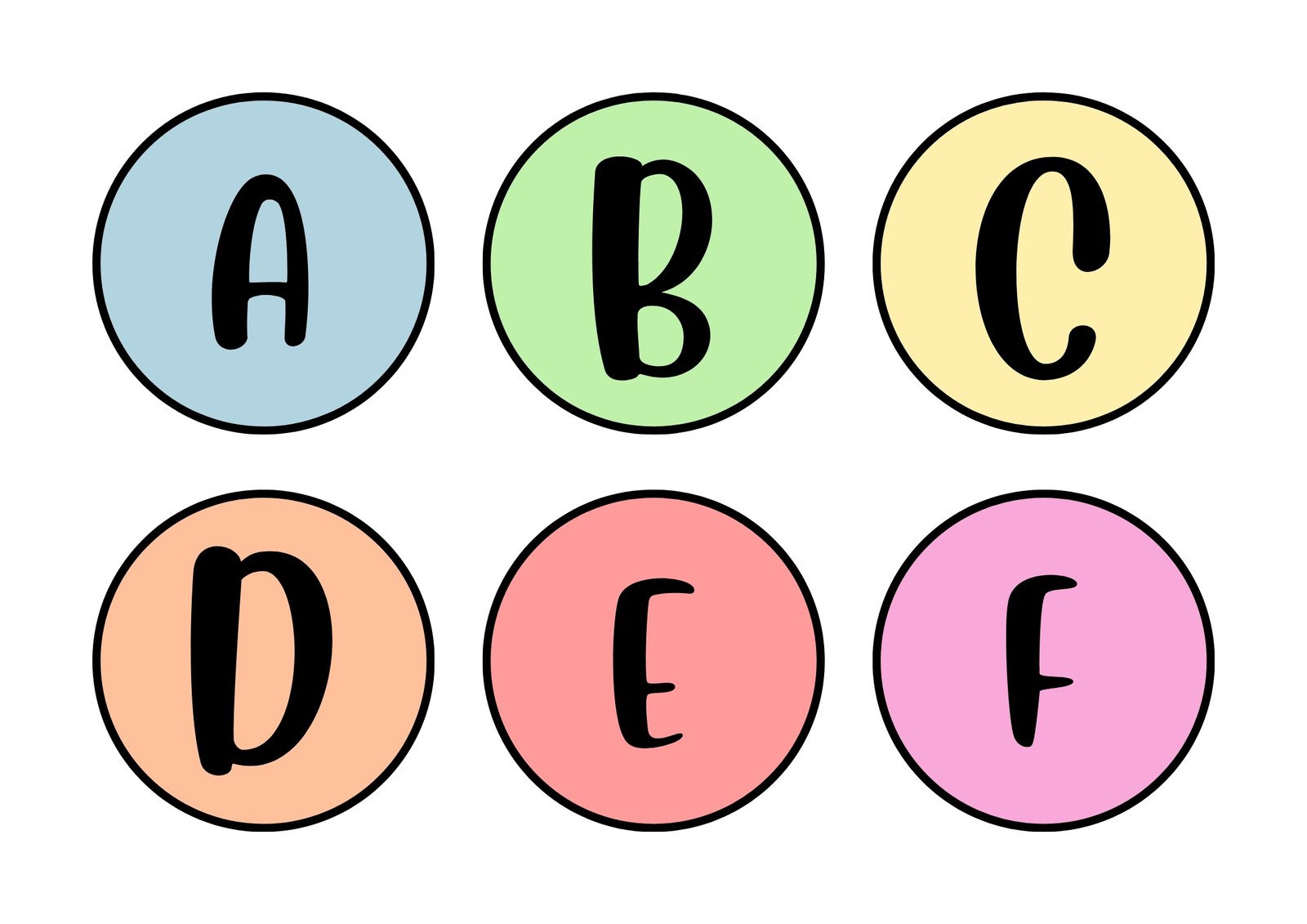 Free customizable alphabet flashcard templates 