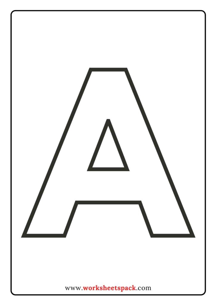printable template of letters