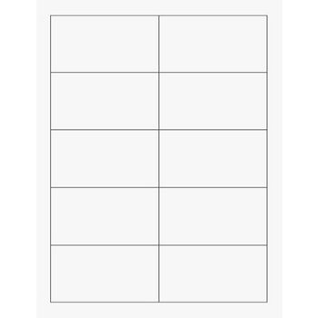 Pure White Printable Business Cards | Paper Source