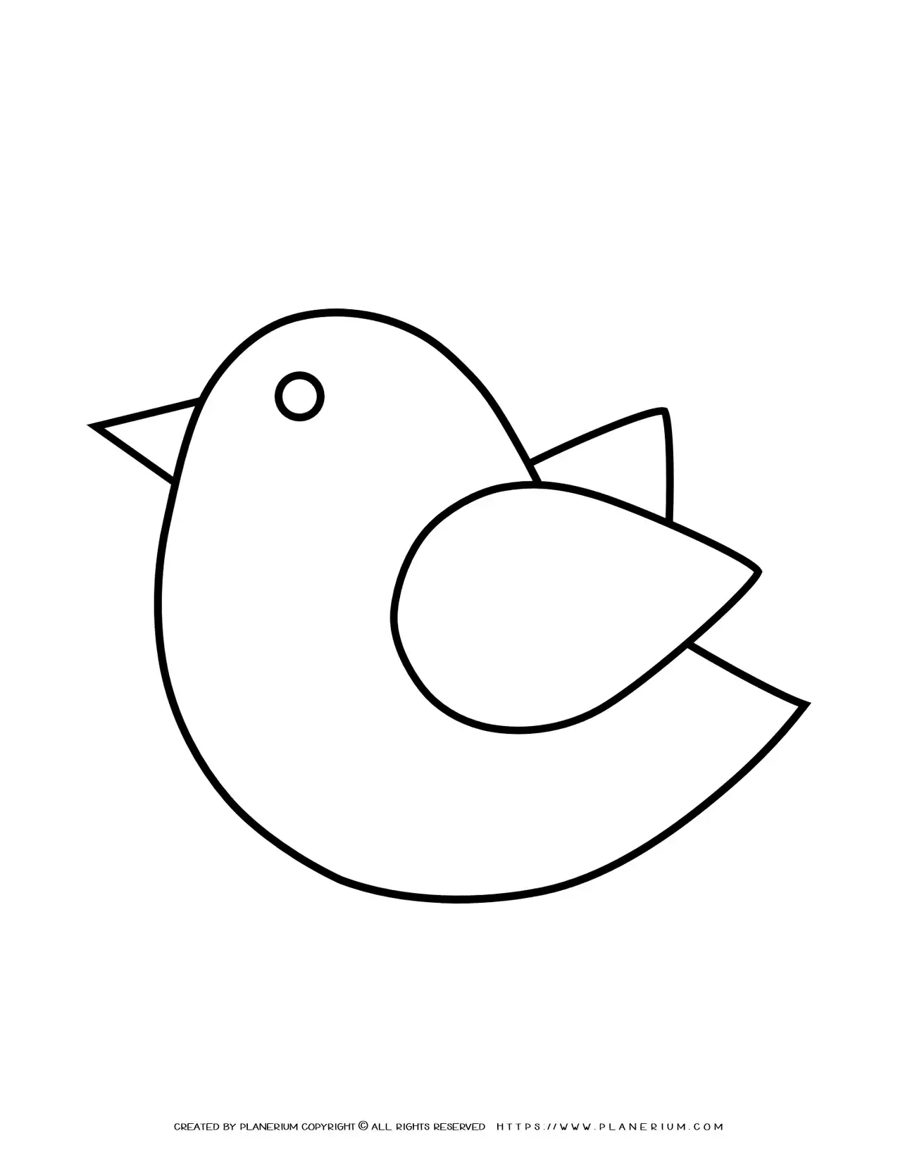 printable templates of birds